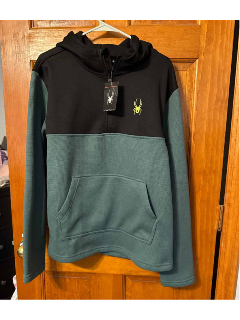 Men's Spyder Hoodie Sweatshirt Size L